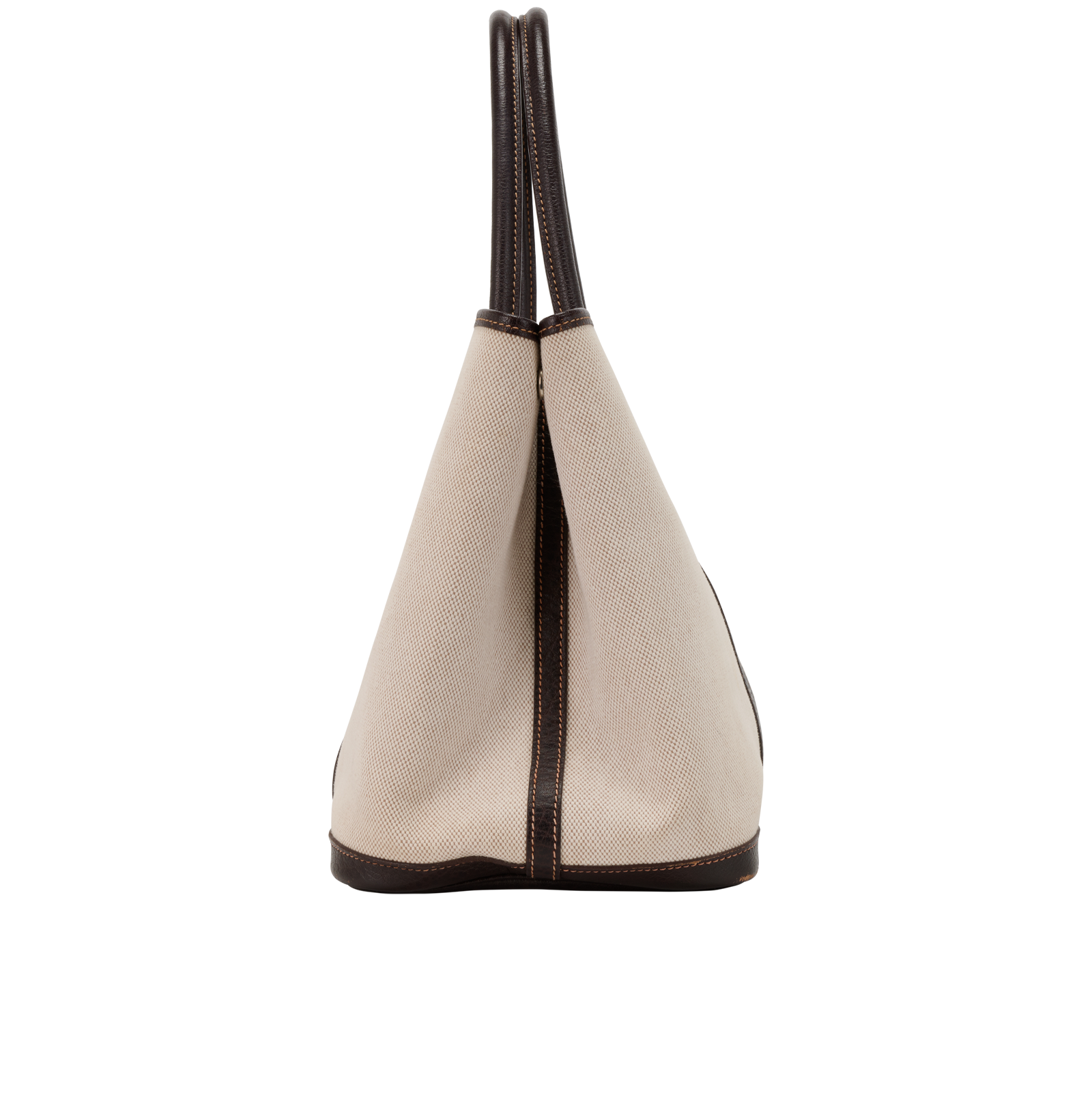 Garden Party 36, &pound;1,100, Handbags, Beige/Brown, Canvas/Leather, Bottom view